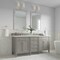James Martin Vanities Brittany 72in Double Vanity, Urban Gray w/ 3 CM White Zeus Quartz Top 650-V72-UGR-3WZ - alternate 4